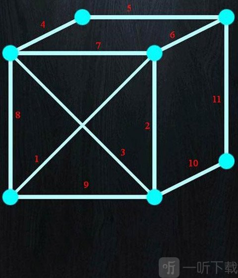一笔画第六关攻略