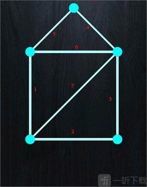 一笔画第二关攻略