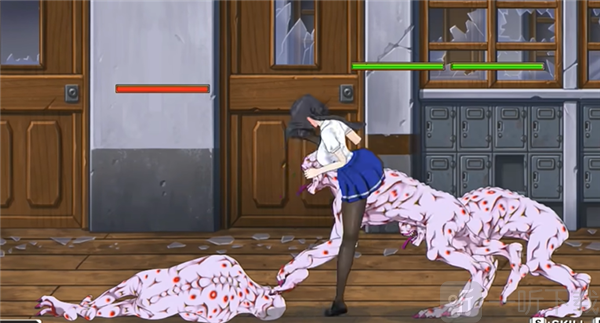 格斗少女尤里小巷突变狗战斗