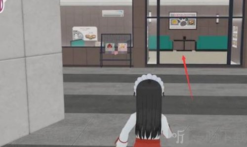 少女都市餐厅约会场景实拍界面