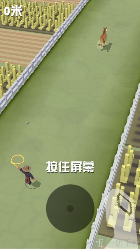 疯狂动物园长按屏幕靠近野生动物跑酷画面