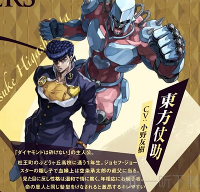 JOJO手游东方仗助游戏角色原画展示