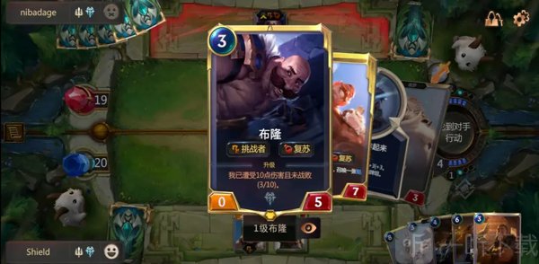 LOR布隆英雄卡牌面板界面截图