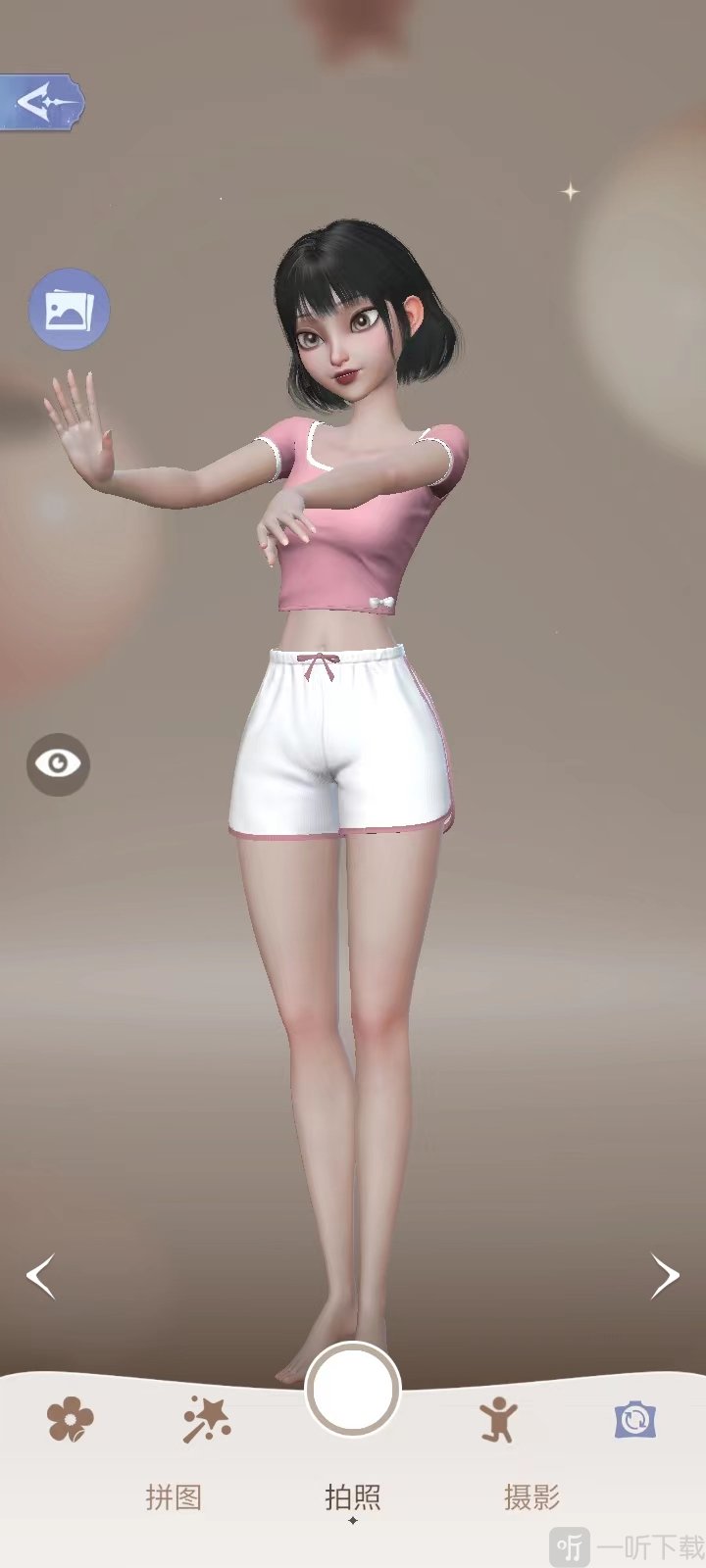 时光公主最新版服装搭配拍照界面