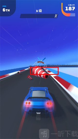 飞车大师3D加速与躲避障碍操作