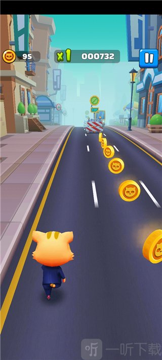 小猫冲刺游戏跑酷关卡界面