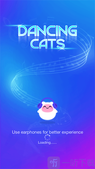 Dancing Cats佩戴耳机体验提示界面