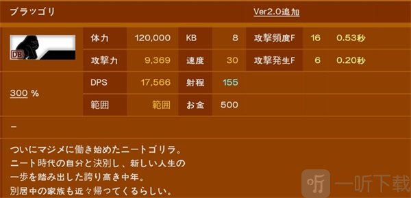 猫咪大战争日服大狂墙关卡推进型敌人