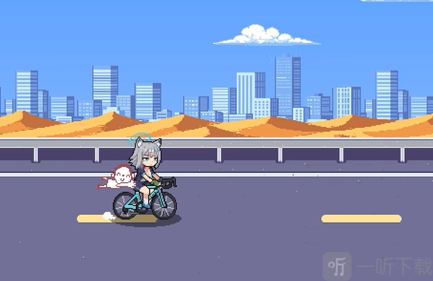 砂狼白子的骑行探索隐藏区域画面