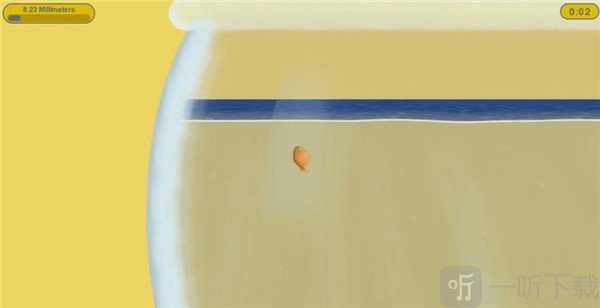 美味深蓝正版鱼缸中吞食鱼饵成长