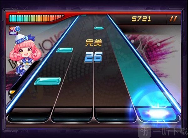 节奏大师自制版音符演奏界面