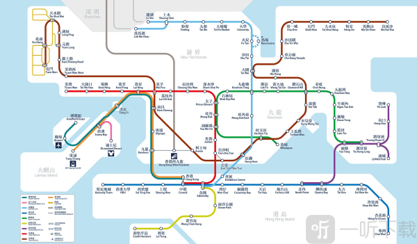 MTR Mobile港铁完整线路图