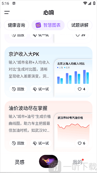 百度心响AI数据图表分析