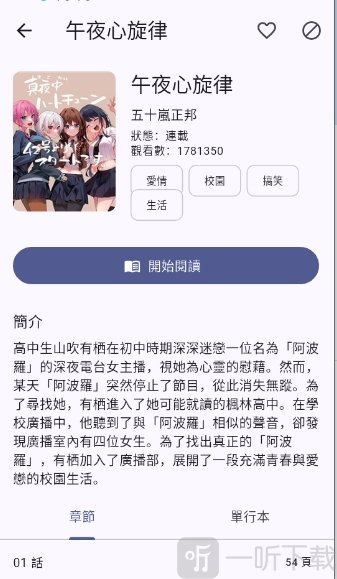 漫画详情章节列表