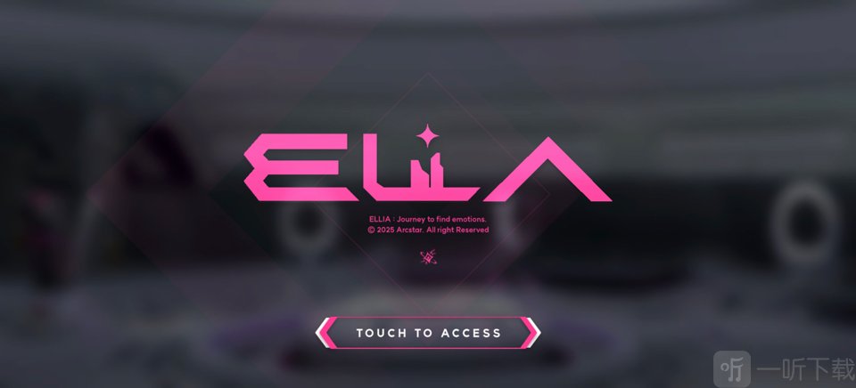 ELLIA音游启动游戏界面