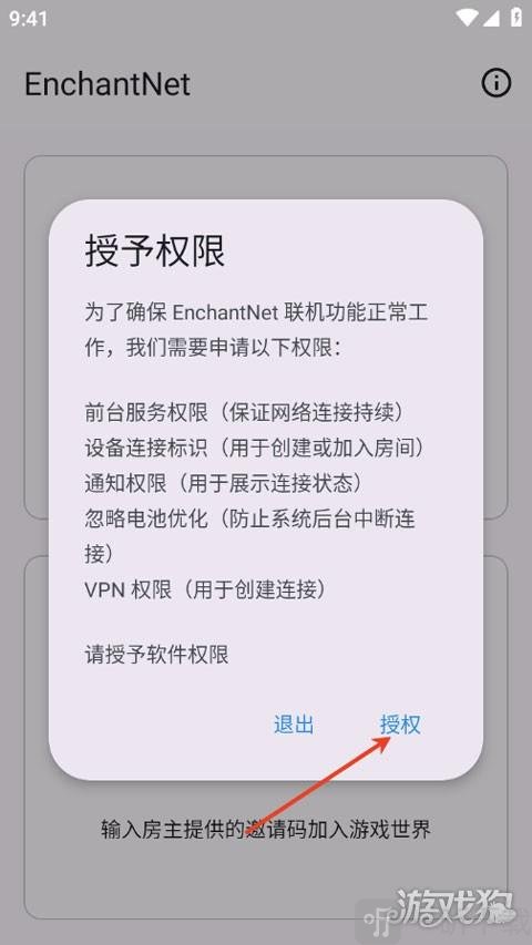 EnchantNet游戏联机工具点击授权进入主界面展示
