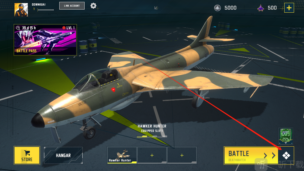 空战2空战PvP模式选择界面