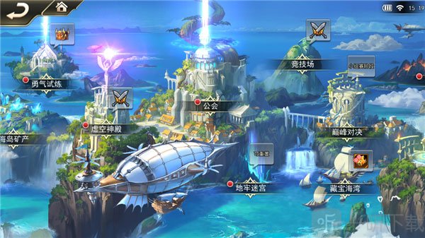 女神联盟2九游版魔石养成收集升级刻印三大模块界面