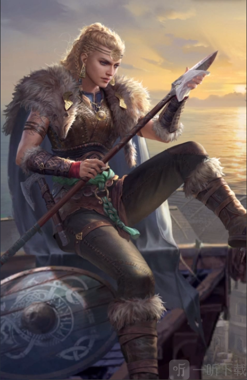 vikingard手游国际版角色赫沃尔勇敢的心人物立绘展示