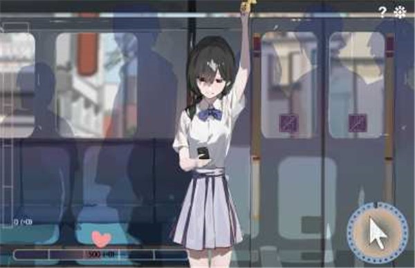 通勤电车少女截图