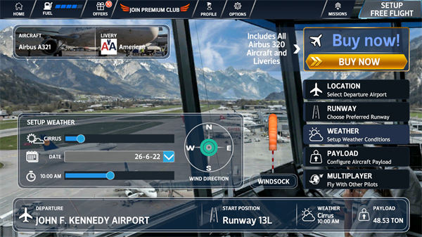 InfiniteFlight地图选择