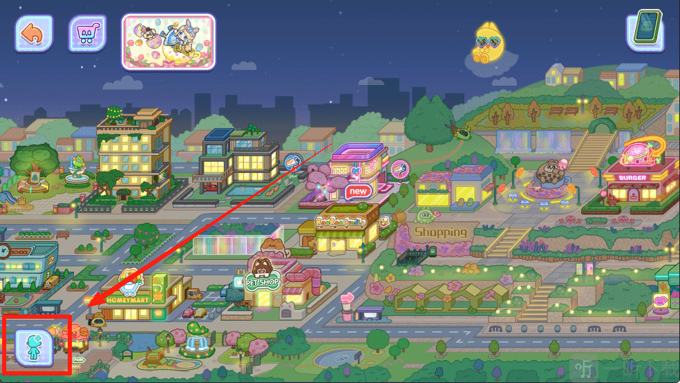 奇妙创意世界角色界面