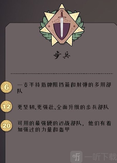 迷雾北境步兵介绍