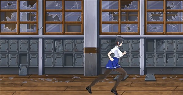 格斗少女尤里第1关战斗画面