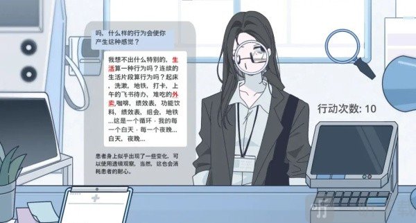 病理日志游戏观察A小姐眼镜方法
