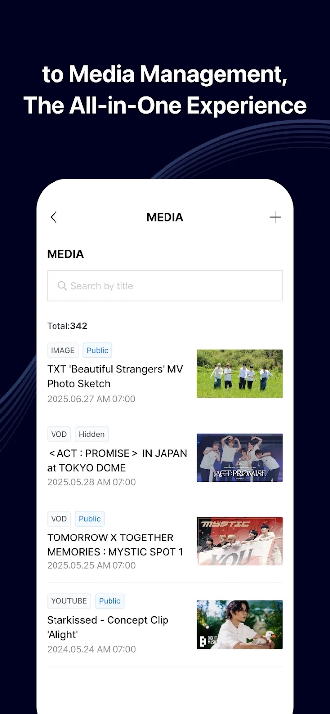 Weverse Backstage