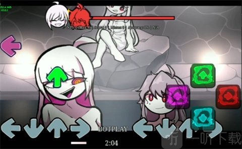 FNF温泉模组音符下落