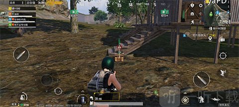 pubgmobile标记敌人按钮