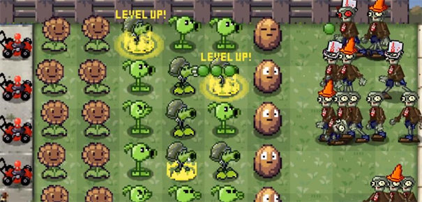 我真是小熊植物大战僵尸像素版