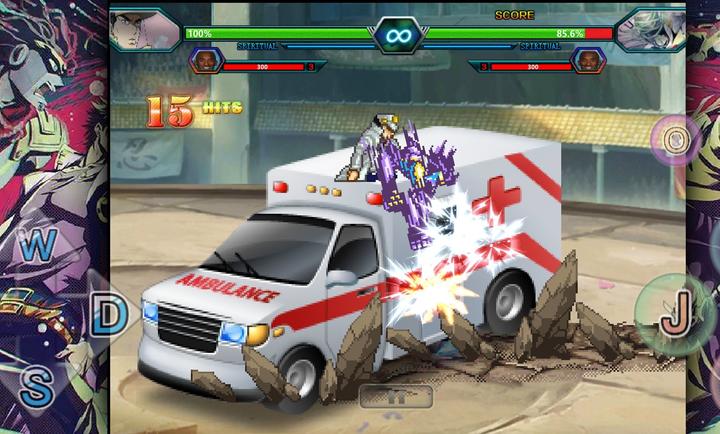 死神VS火影jojo版止水改对战胜利结算画面