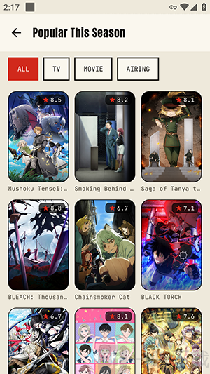Aniwave播放器功能界面