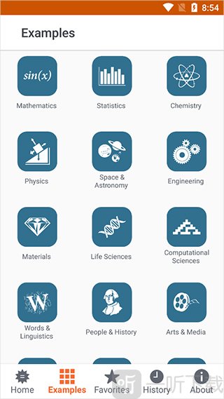 wolframalpha积分计算器示例页面