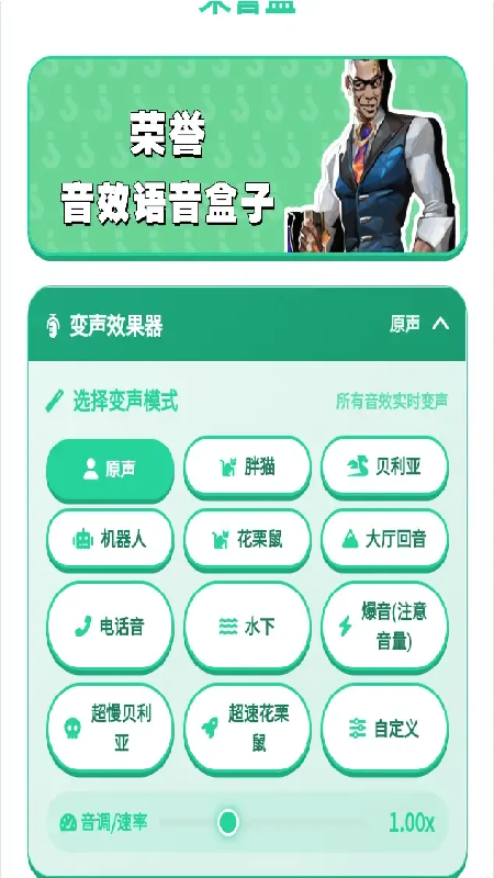 荣誉语音盒子