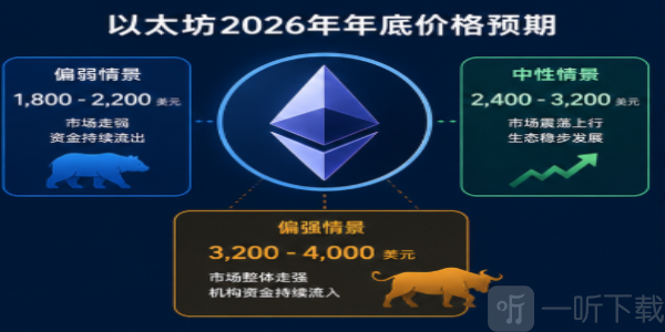 以太坊2026年涨多少 以太坊2026年年底价格 以太坊2026年走势