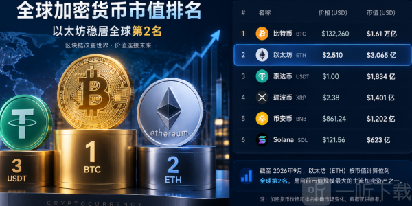 以太坊排名怎么样 以太坊排名全球排名多少 