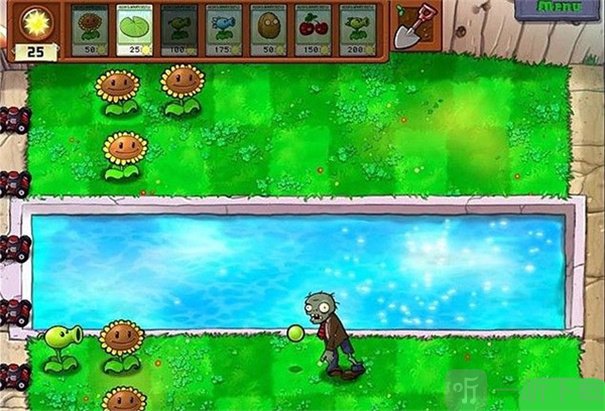 植物大战僵尸1经典版新手开局布阵图