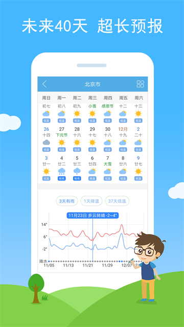七彩天气语音播报