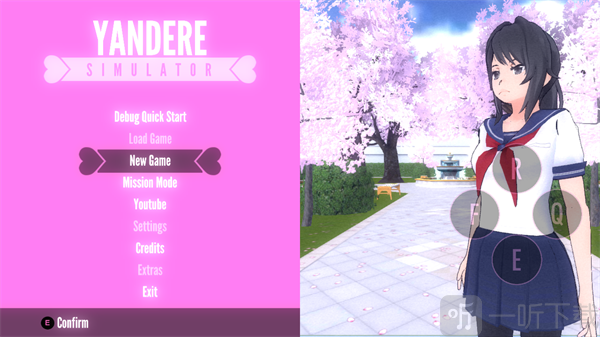 YandereSimulatorExtended游戏玩法移动操作