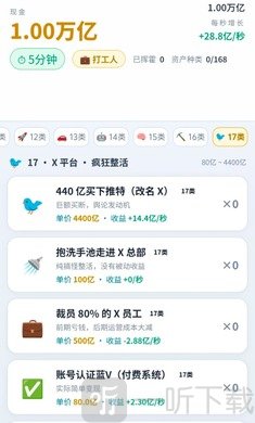 我是马斯克游戏购买资产画面
