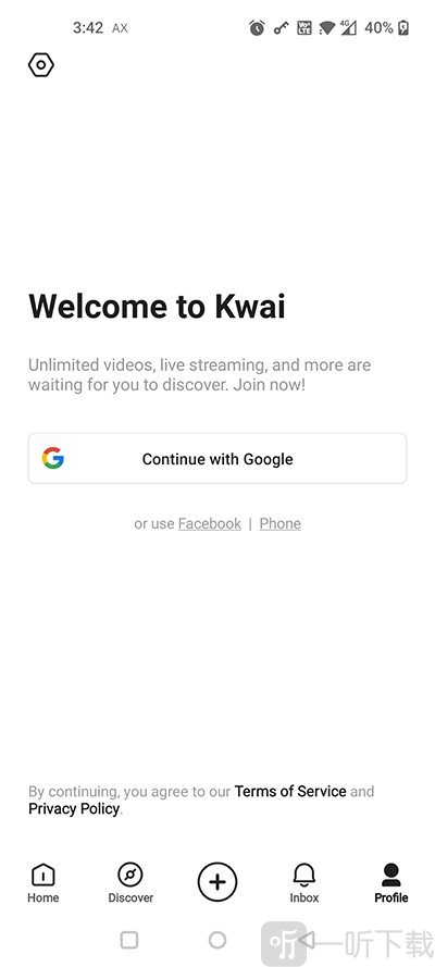 kwai快手海外版手机号注册