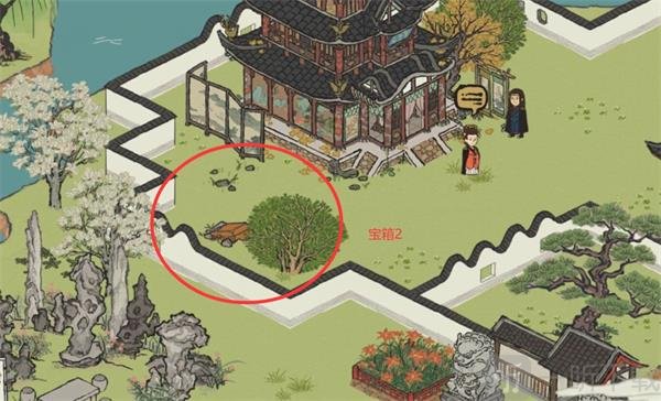 江南百景图字画楼宝箱位置