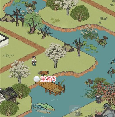 江南百景图采灵画坊宝箱位置