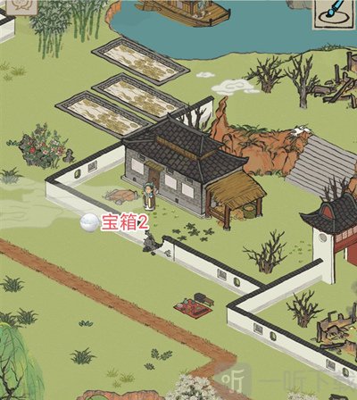 江南百景图今夕何夕宝箱二位置