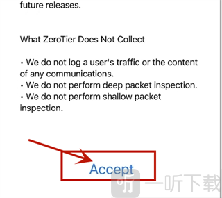 zerotier one接受网络设置