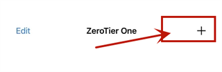 zerotier one app添加网络