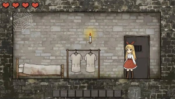 左侧房间衣服处获得钥匙